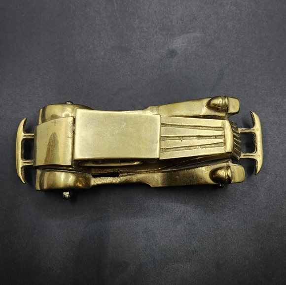 VTG 3D Brass Antique Car Model, vehicle Model, home decor, office decor - Picture 10 of 14